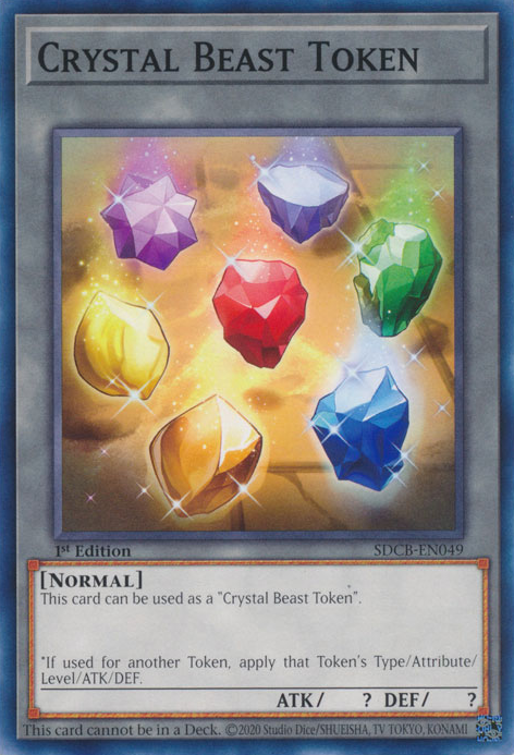 Crystal Beast Token [SDCB-EN049] Common | Arkham Games and Comics