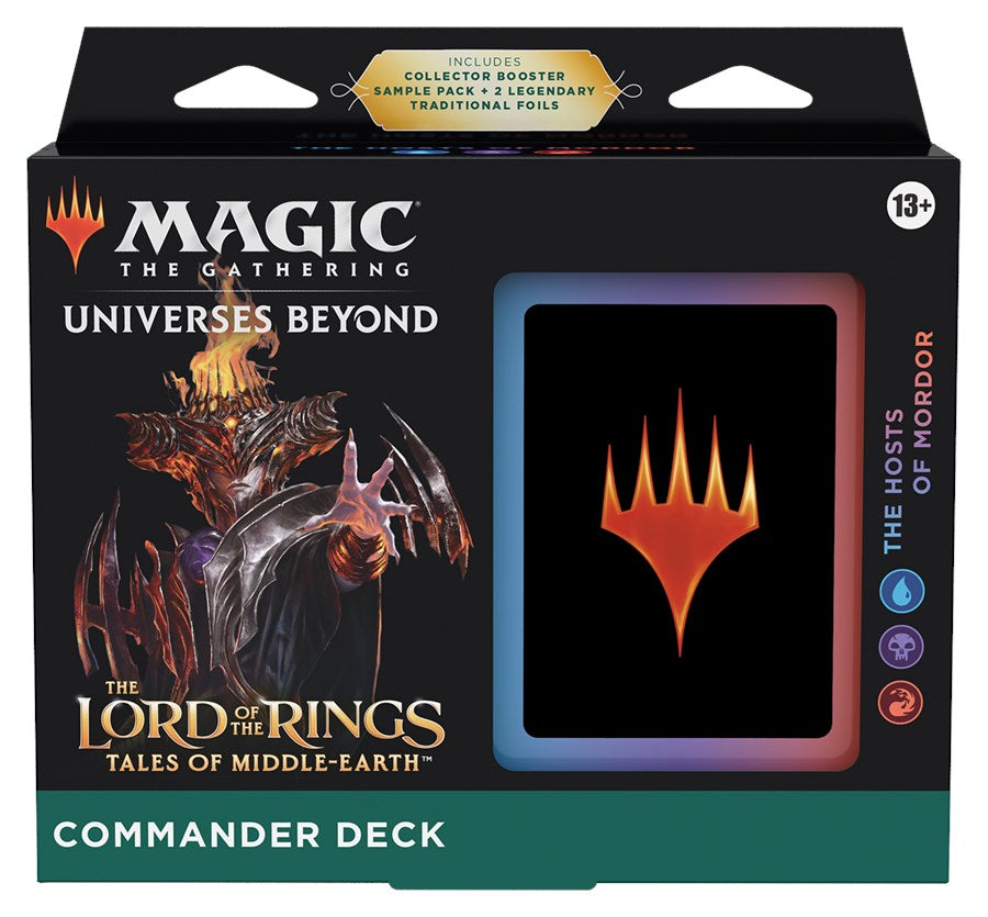 The Lord of the Rings: Tales of Middle-earth - Commander Deck (The Hosts of Mordor) | Arkham Games and Comics