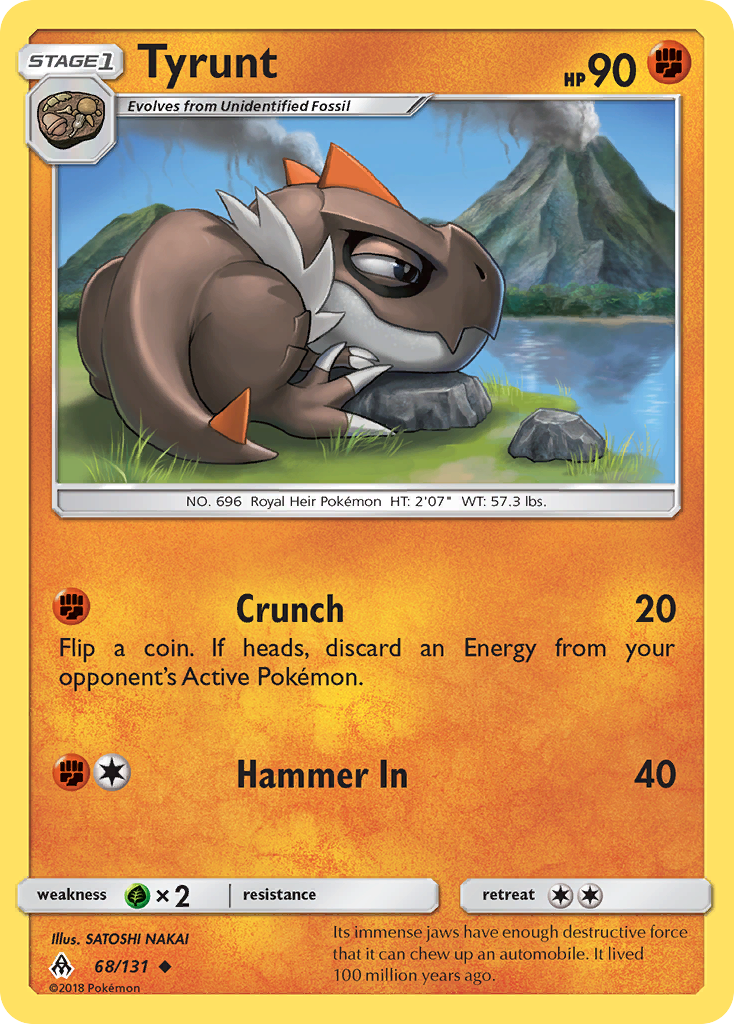 Tyrunt (68/131) [Sun & Moon: Forbidden Light] | Arkham Games and Comics