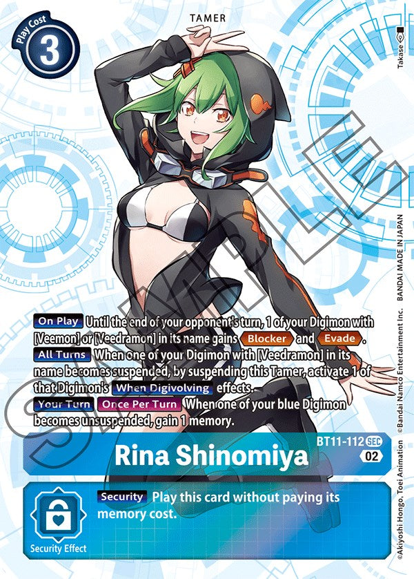 Rina Shinomiya [BT11-112] [Dimensional Phase] | Arkham Games and Comics