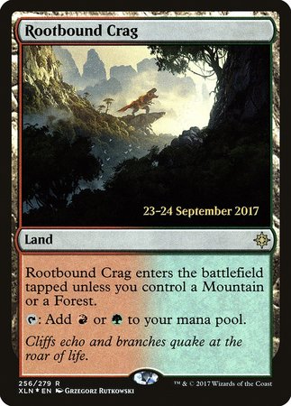 Rootbound Crag [Ixalan Promos] | Arkham Games and Comics