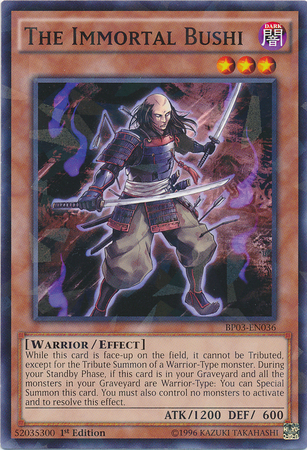 The Immortal Bushi [BP03-EN036] Shatterfoil Rare | Arkham Games and Comics