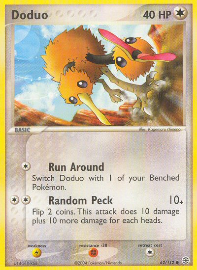 Doduo (62/112) [EX: FireRed & LeafGreen] | Arkham Games and Comics