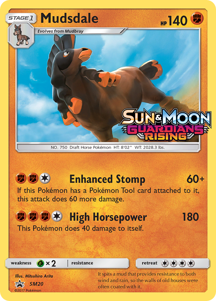 Mudsdale (SM20) [Sun & Moon: Black Star Promos] | Arkham Games and Comics