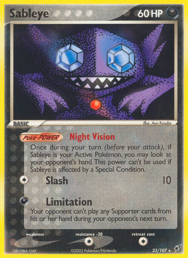 Sableye (23/107) [EX: Deoxys] | Arkham Games and Comics