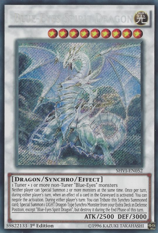 Blue-Eyes Spirit Dragon [SHVI-EN052] Secret Rare | Arkham Games and Comics