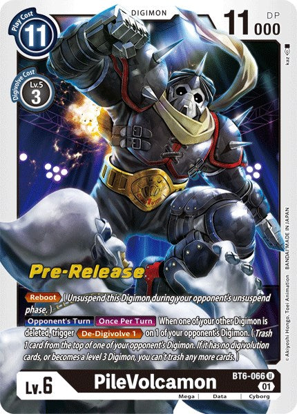 PileVolcamon [BT6-066] [Double Diamond Pre-Release Cards] | Arkham Games and Comics