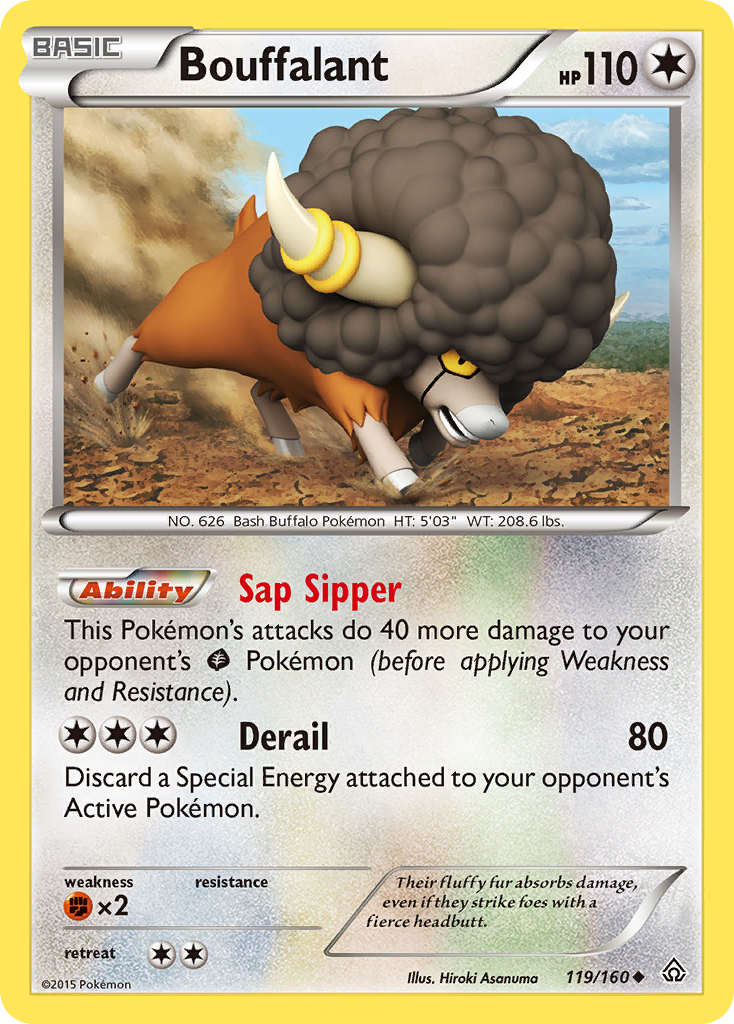 Bouffalant (119/160) [XY: Primal Clash] | Arkham Games and Comics