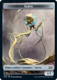 Servo // Thopter (026) Double-sided Token [Double Masters Tokens] | Arkham Games and Comics