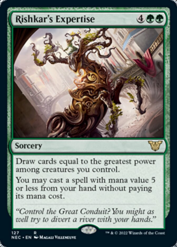 Rishkar's Expertise [Kamigawa: Neon Dynasty Commander] | Arkham Games and Comics