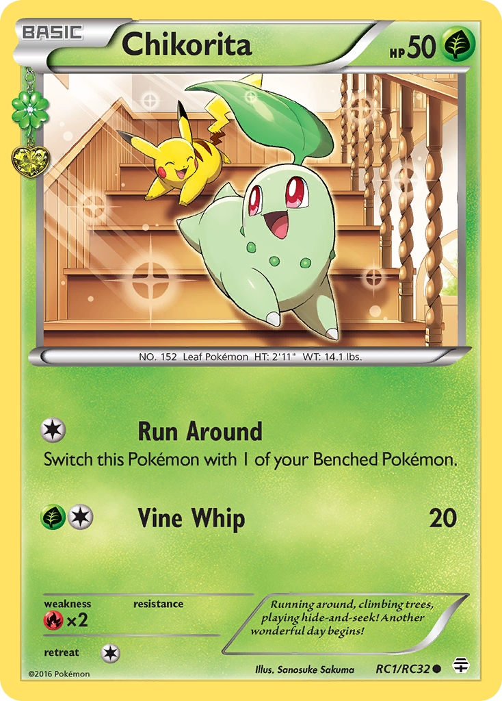 Chikorita (RC1/RC32) [XY: Generations] | Arkham Games and Comics