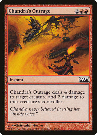 Chandra's Outrage [Magic 2012] | Arkham Games and Comics