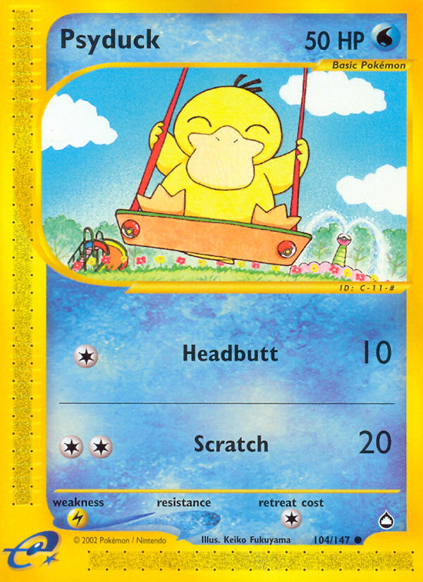 Psyduck (104/147) [Aquapolis] | Arkham Games and Comics