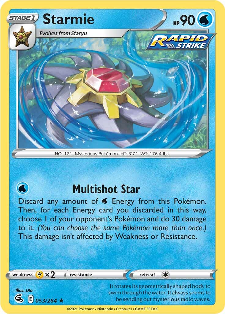 Starmie (053/264) [Sword & Shield: Fusion Strike] | Arkham Games and Comics