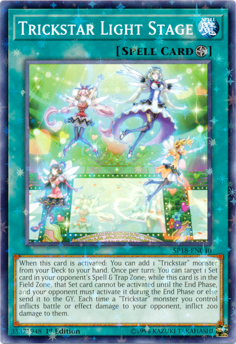 Trickstar Light Stage [SP18-EN040] Starfoil Rare | Arkham Games and Comics