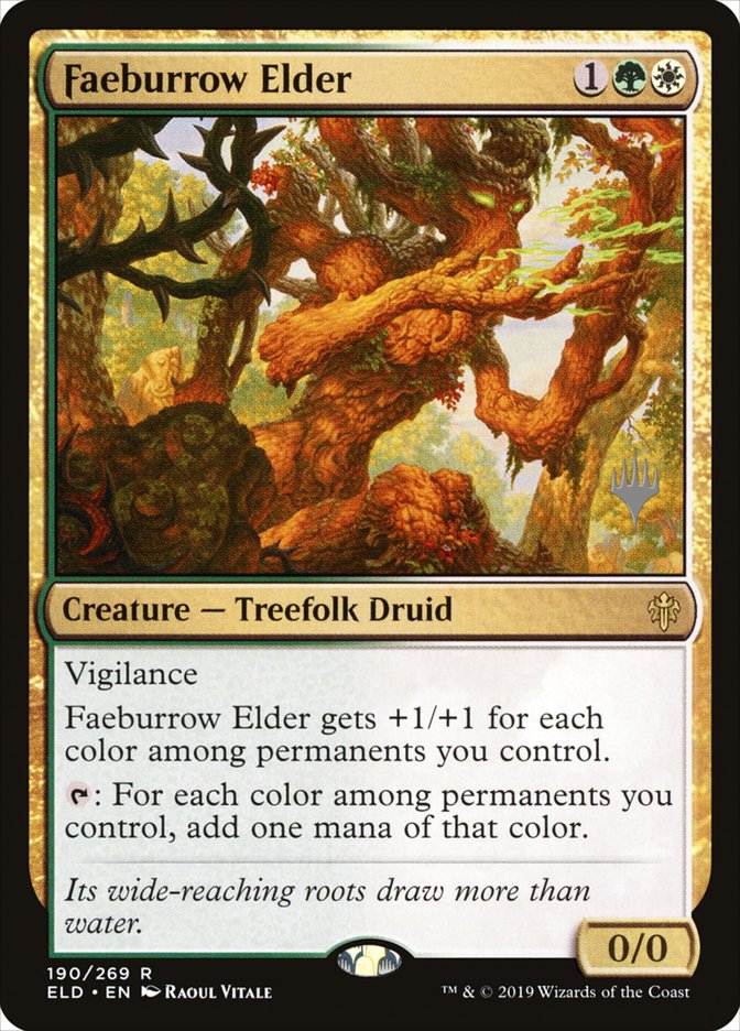 Faeburrow Elder (Promo Pack) [Throne of Eldraine Promos] | Arkham Games and Comics