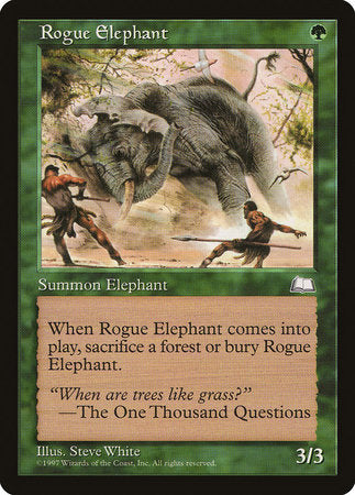 Rogue Elephant [Weatherlight] | Arkham Games and Comics