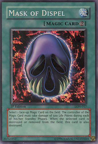 Mask of Dispel [LON-017] Super Rare | Arkham Games and Comics