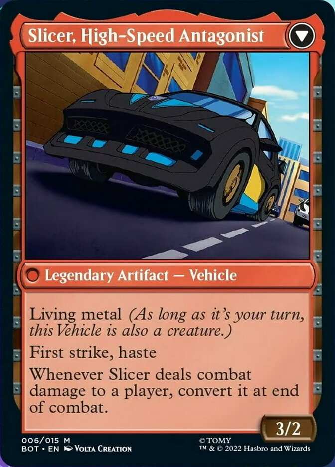 Slicer, Hired Muscle // Slicer, High-Speed Antagonist [Universes Beyond: Transformers] | Arkham Games and Comics