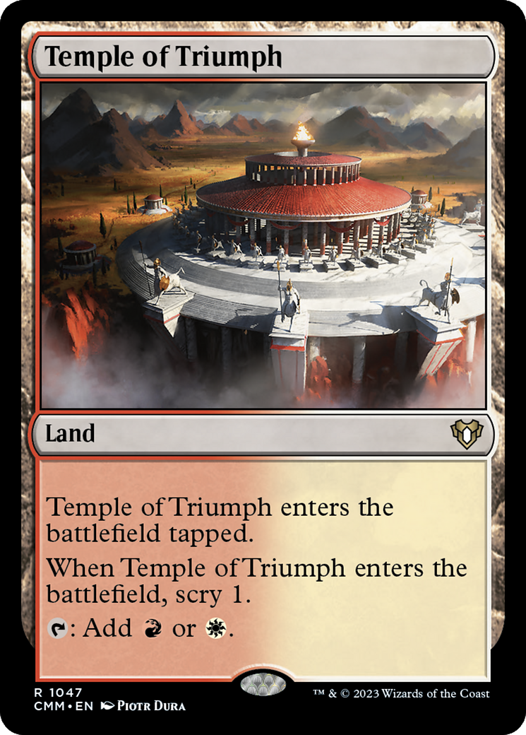 Temple of Triumph [Commander Masters] | Arkham Games and Comics