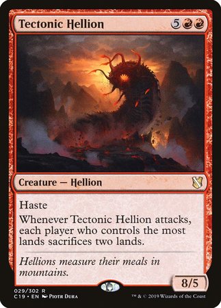 Tectonic Hellion [Commander 2019] | Arkham Games and Comics
