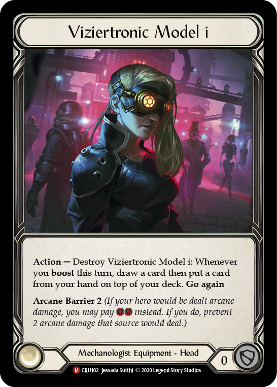 Viziertronic Model i [CRU102] (Crucible of War)  1st Edition Cold Foil | Arkham Games and Comics