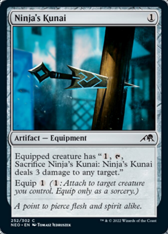 Ninja's Kunai [Kamigawa: Neon Dynasty] | Arkham Games and Comics