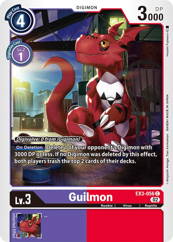 Guilmon [EX3-056] [Draconic Roar] | Arkham Games and Comics