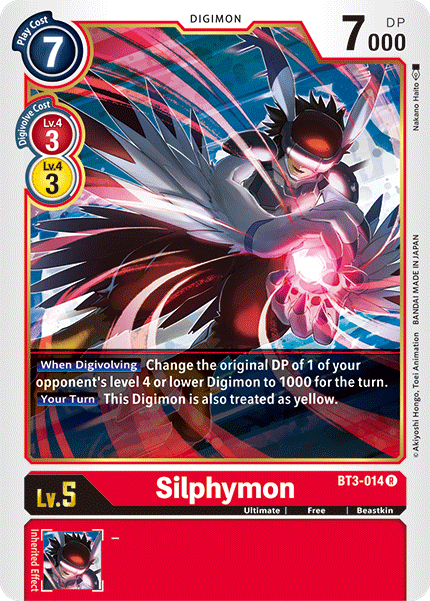 Silphymon [BT3-014] [Release Special Booster Ver.1.5] | Arkham Games and Comics