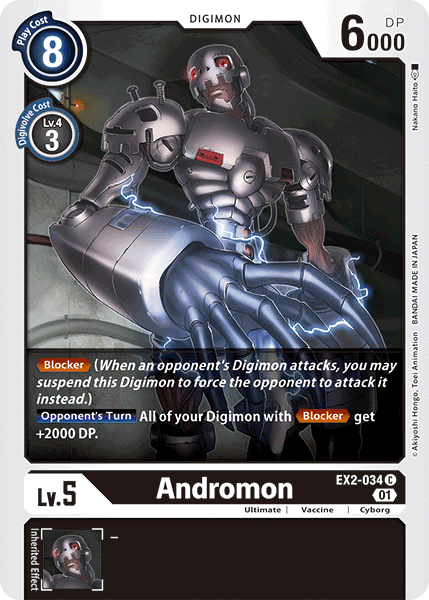 Andromon [EX2-034] [Digital Hazard] | Arkham Games and Comics