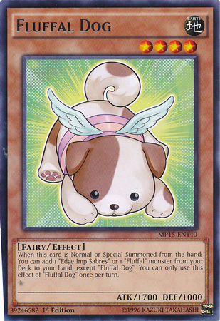 Fluffal Dog [MP15-EN140] Rare | Arkham Games and Comics