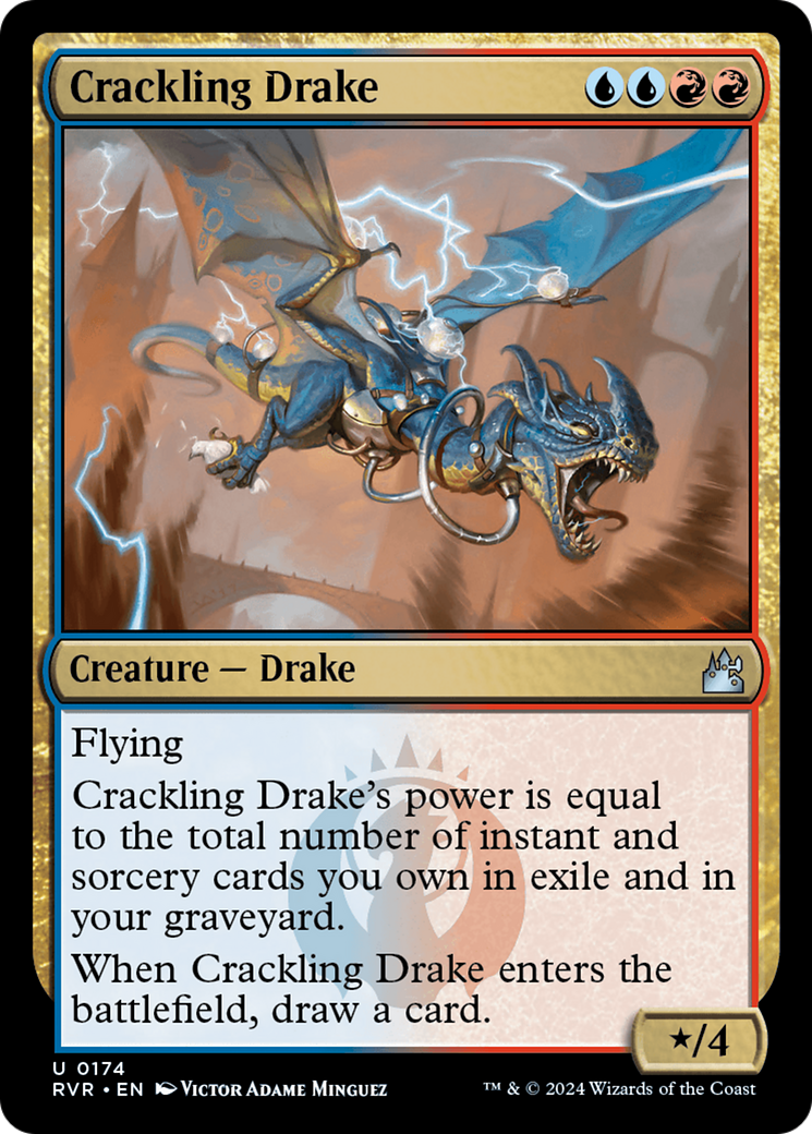 Crackling Drake [Ravnica Remastered] | Arkham Games and Comics