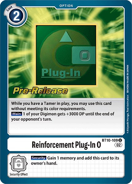 Reinforcement Plug-In 0 [BT10-109] [Xros Encounter Pre-Release Cards] | Arkham Games and Comics