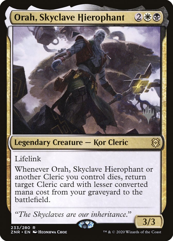 Orah, Skyclave Hierophant (Promo Pack) [Zendikar Rising Promos] | Arkham Games and Comics