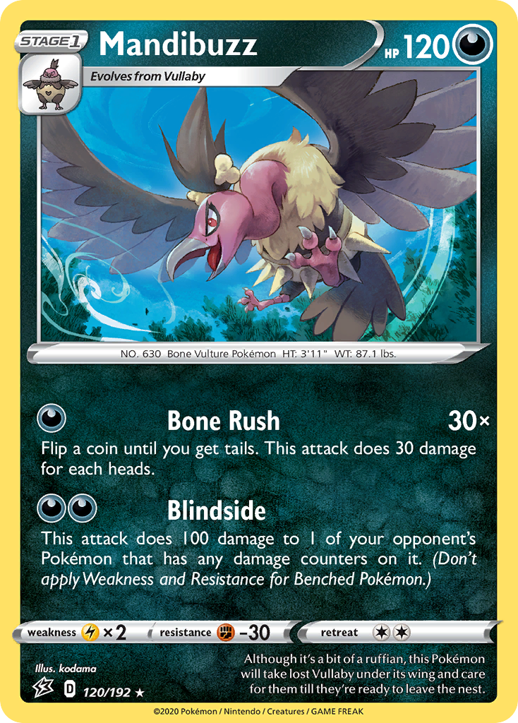 Mandibuzz (120/192) [Sword & Shield: Rebel Clash] | Arkham Games and Comics