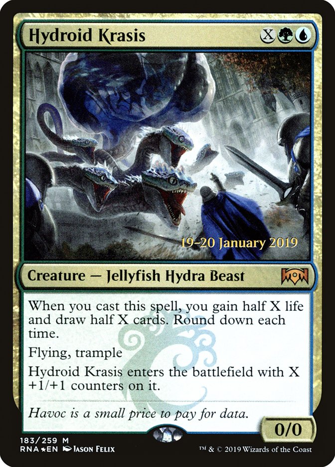 Hydroid Krasis [Ravnica Allegiance Prerelease Promos] | Arkham Games and Comics