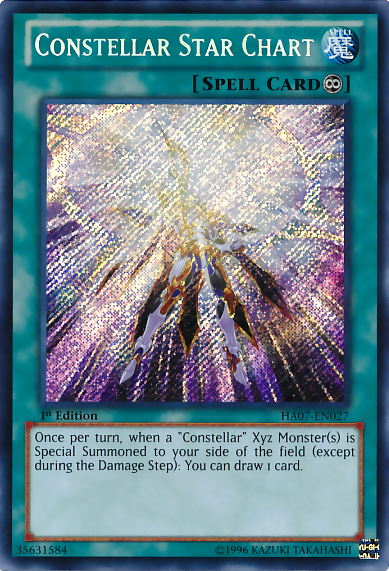 Constellar Star Chart [HA07-EN027] Secret Rare | Arkham Games and Comics