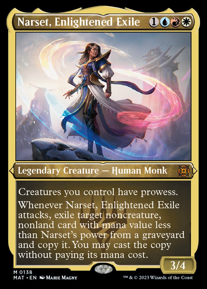 Narset, Enlightened Exile (Foil Etched) [March of the Machine: The Aftermath] | Arkham Games and Comics