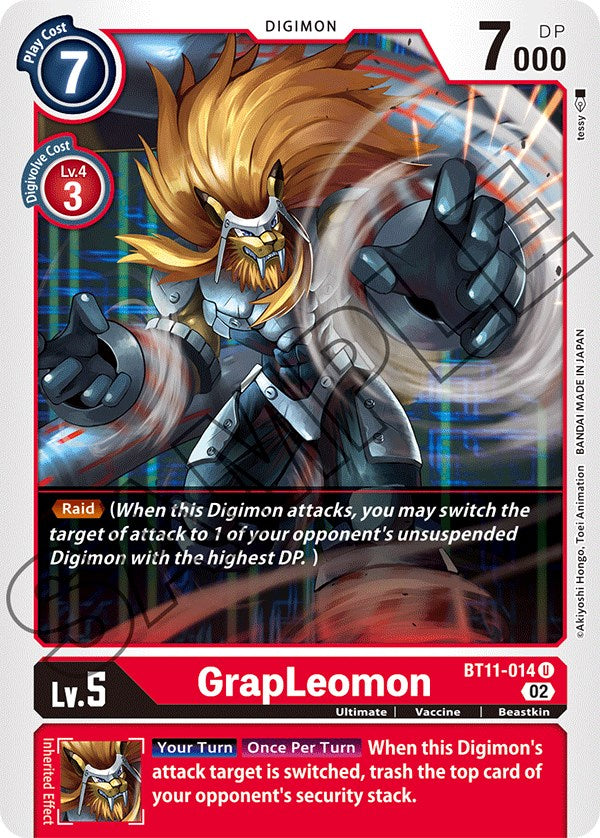 GrapLeomon [BT11-014] [Dimensional Phase] | Arkham Games and Comics