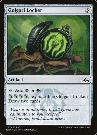 Golgari Locket [Guilds of Ravnica] | Arkham Games and Comics