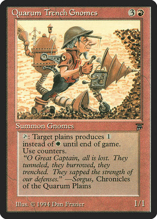 Quarum Trench Gnomes [Legends] | Arkham Games and Comics