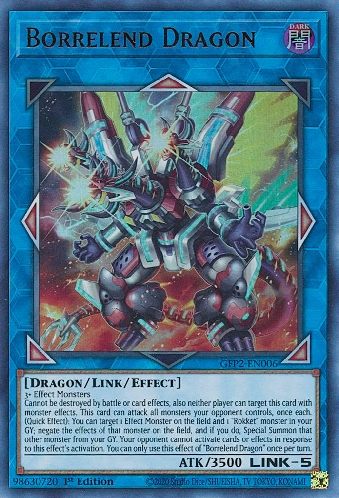 Borrelend Dragon [GFP2-EN006] Ultra Rare | Arkham Games and Comics