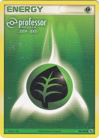 Grass Energy (104/109) (2004 2005) [Professor Program Promos] | Arkham Games and Comics