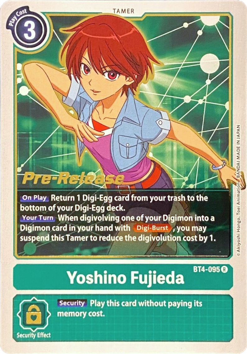 Yoshino Fujieda [BT4-095] [Great Legend Pre-Release Promos] | Arkham Games and Comics