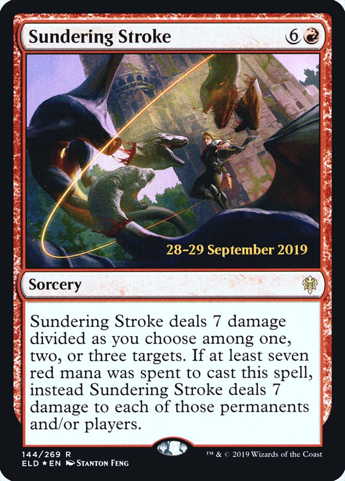 Sundering Stroke  [Throne of Eldraine Prerelease Promos] | Arkham Games and Comics