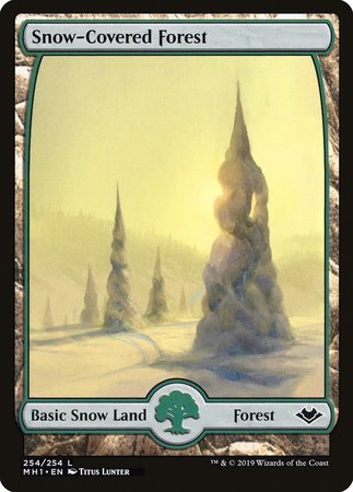 Snow-Covered Forest [Modern Horizons] | Arkham Games and Comics