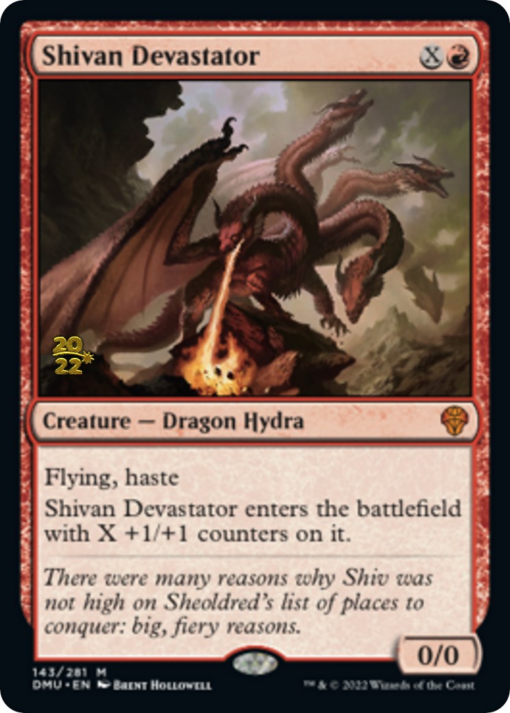 Shivan Devastator [Dominaria United Prerelease Promos] | Arkham Games and Comics