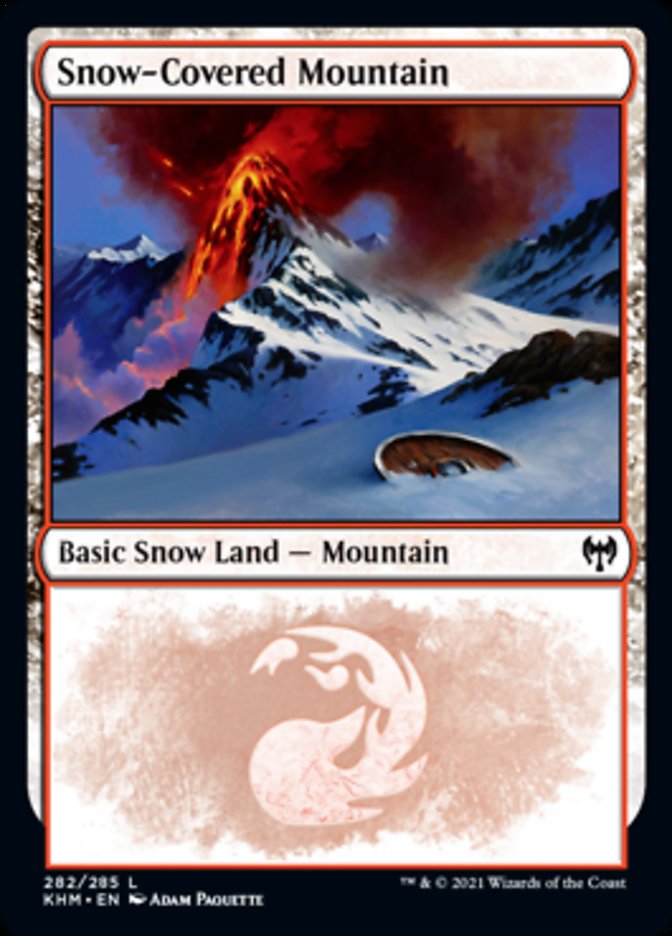 Snow-Covered Mountain (282) [Kaldheim] | Arkham Games and Comics