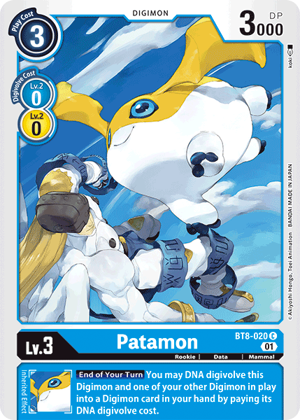 Patamon [BT8-020] [New Awakening] | Arkham Games and Comics