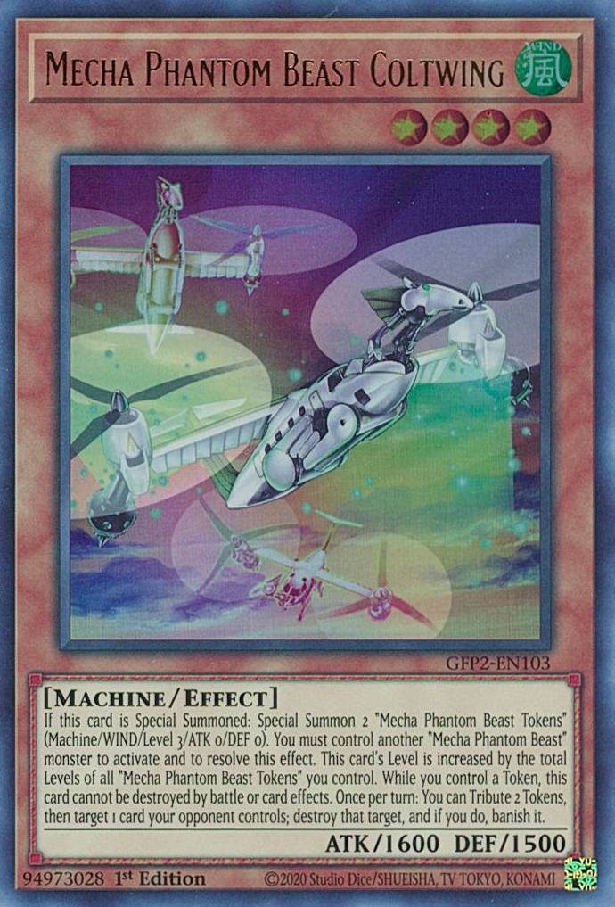 Mecha Phantom Beast Coltwing [GFP2-EN103] Ultra Rare | Arkham Games and Comics